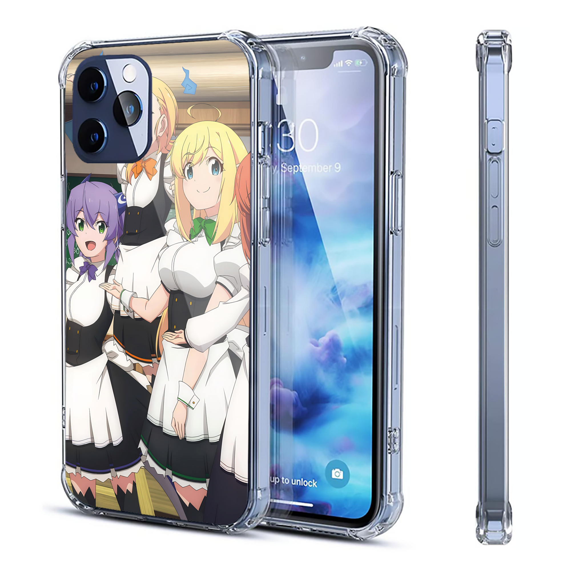 （画像用） 転スラ Regarding Reincarnated to Slime 【iPhone 12シリーズ対応】透明スマホケース（クリアソフトケース）